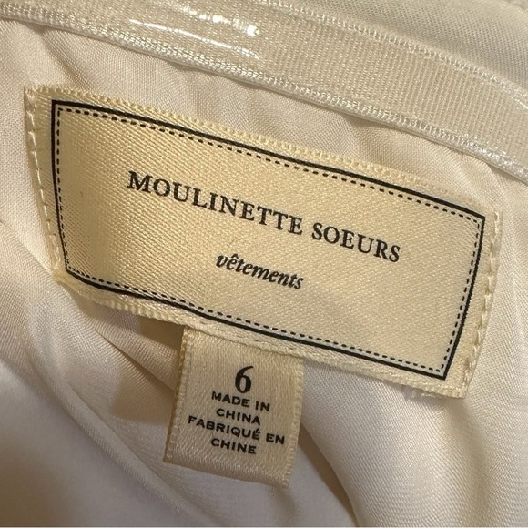 Anthropologie Moulinette Speer’s Pink Tweed Convertible Strapless Dress Size 6 - Picture 6 of 11